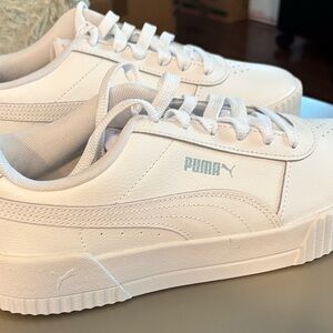 Puma Classic White Leather Sneakers